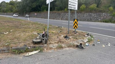 Sakarya’da feci kaza: Elektrikli bisiklet şoförü öldü