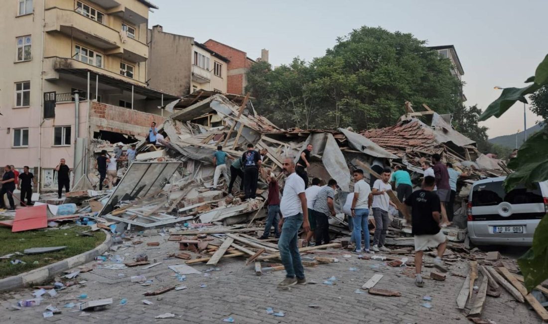 Balıkesir Sındırgı'da meydana gelen