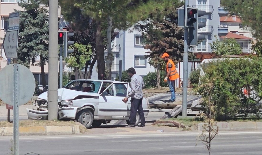 Sinop’un Boyabat ilçesinde araba