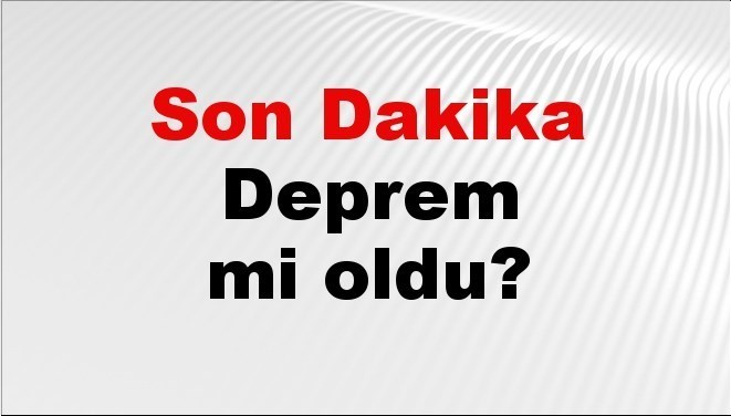 Son sarsıntılar...Son dakika sarsıntı