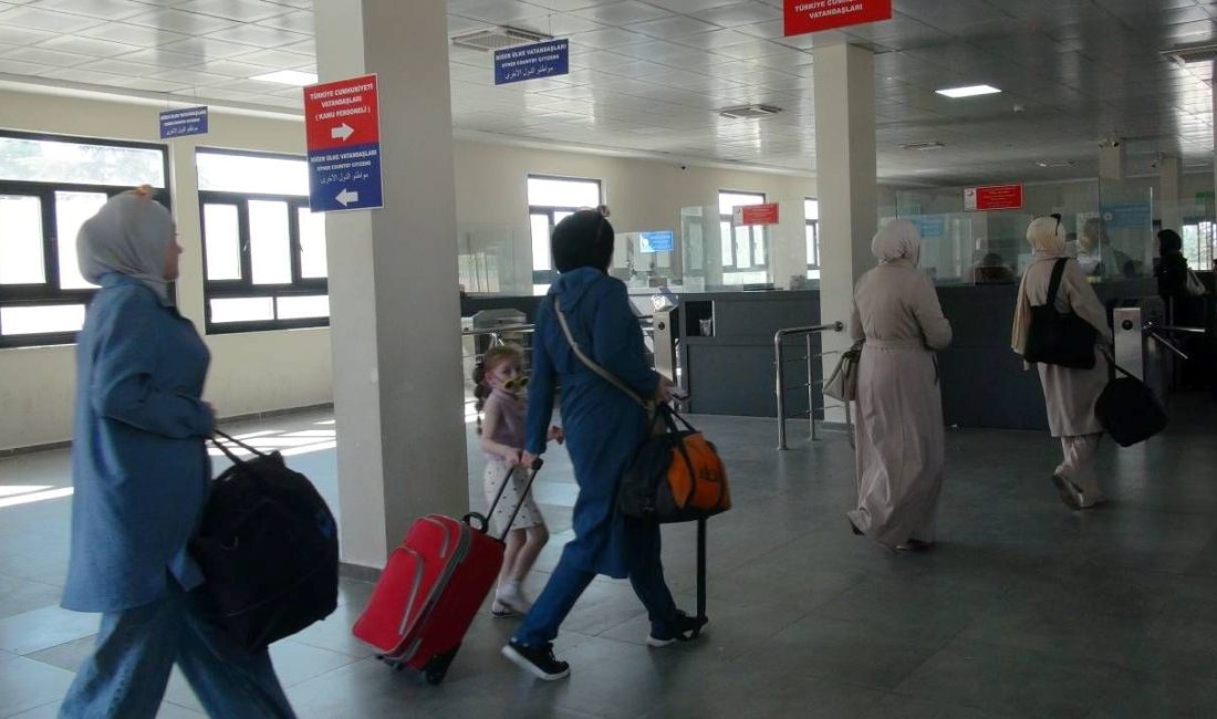Kilis'in Öncüpınar Hudut Kapısı'nda