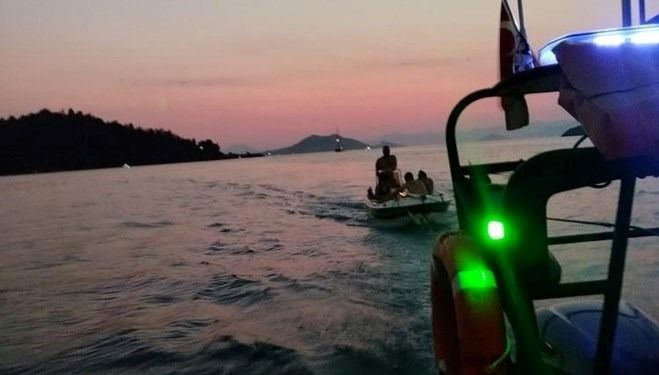 Muğla'nın Fethiye açıklarında dümen