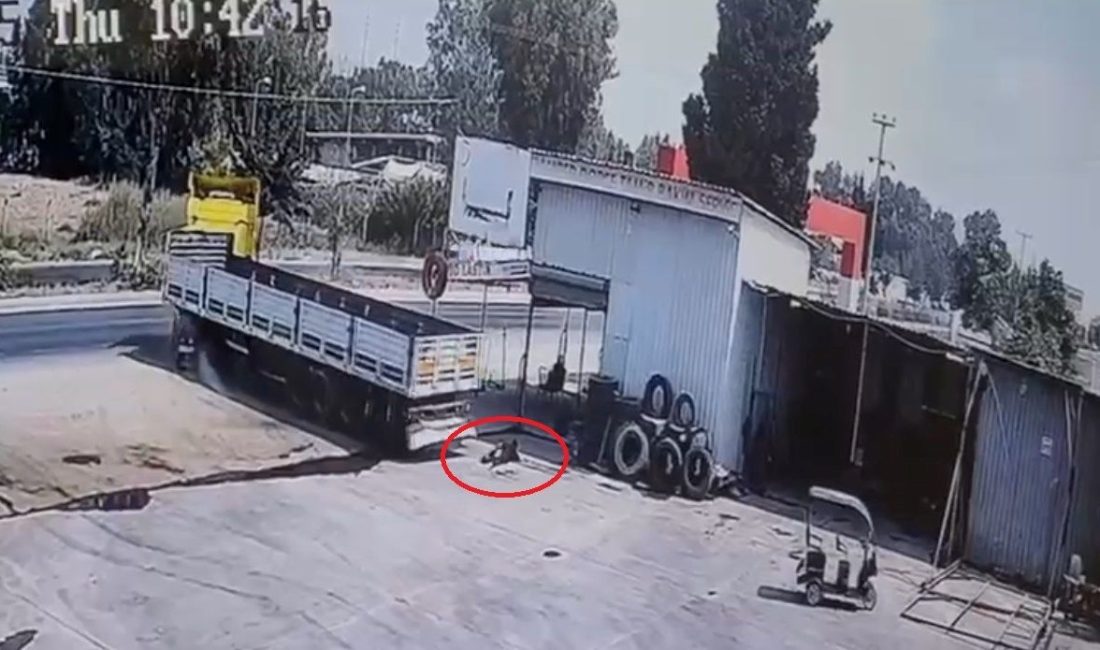 Mersin'de bir tamirhanede çalışan