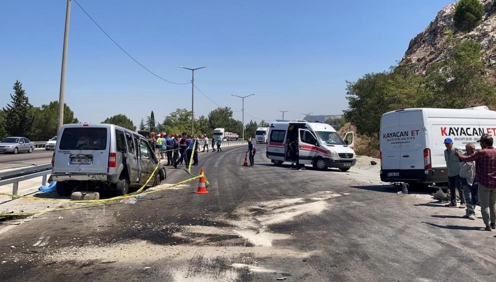 Burdur'da çalışma nedeniyle tek