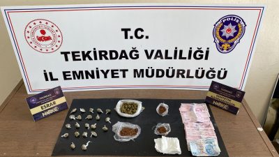 Tekirdağ’da uyuşturucu operasyonunda tutuklama