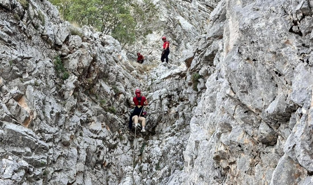 Muğla'da yamaç paraşütü yaparken sarp