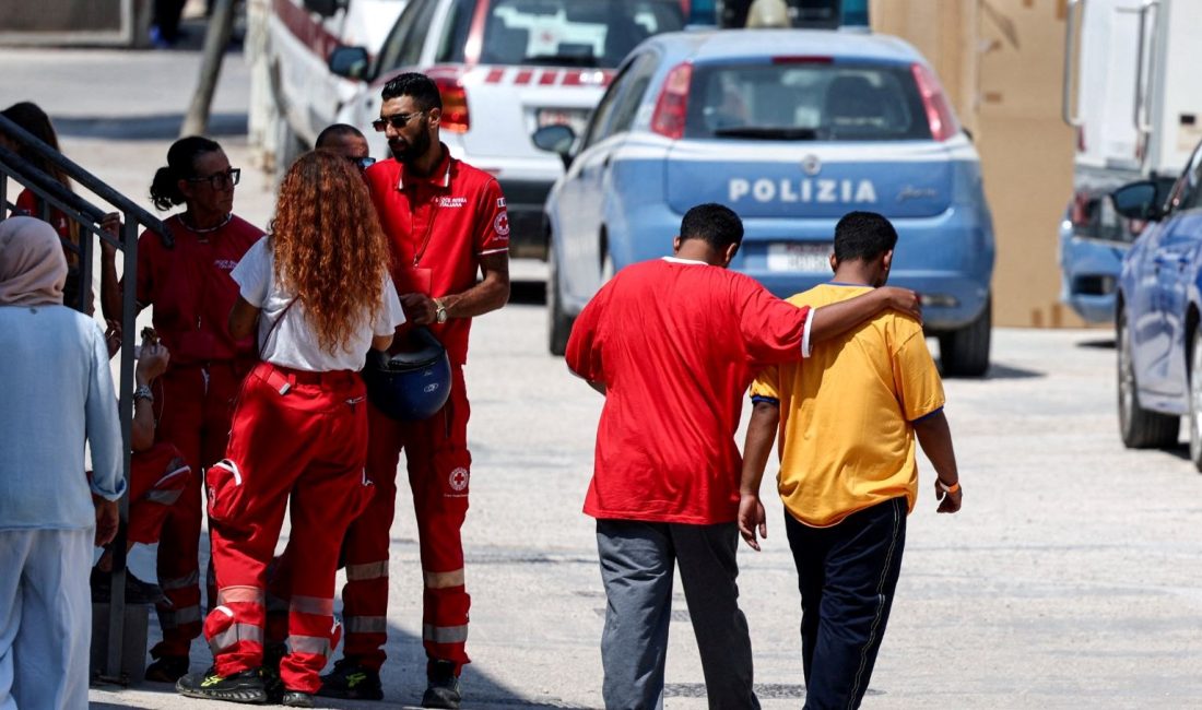 Alman kurtarma gemisi, ortalarında