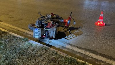 Yaya geçidinde feci kaza: Motosikletli çift öldü