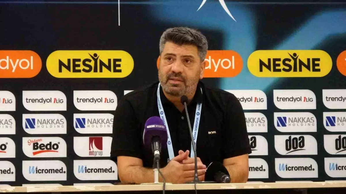 Adana Demirspor Teknik Direktörü Koray Palaz’dan Maç Değerlendirmesi ve Gelecek Dilekleri