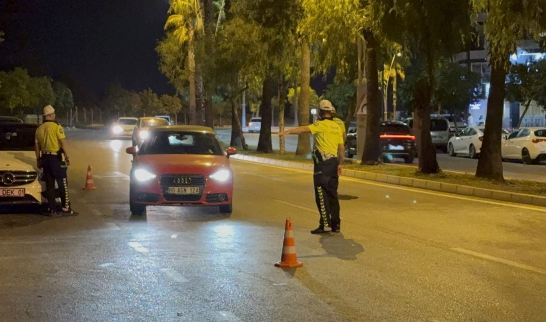 Adana'da drone takviyeli trafik