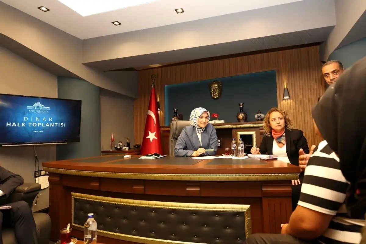 Afyonkarahisar’da Halk Günü Toplantısı Dinar’da Gerçekleştirildi