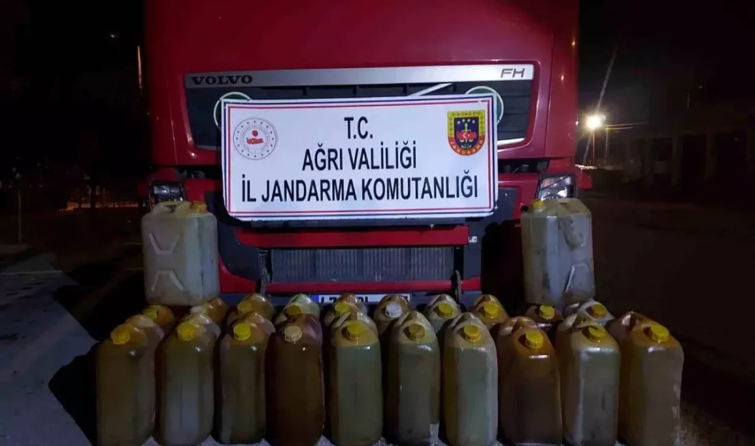 Ağrı'da kaçakçılıkla mücadelede gerçekleştirilen