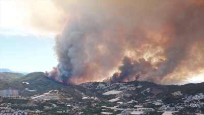 Antalya ve Muğla’da orman yangınları