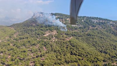Antalya’da orman yangını: Müdahale sürüyor
