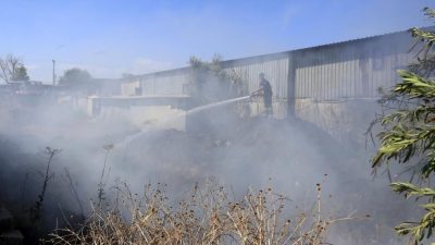 Antalya’da yangın paniği