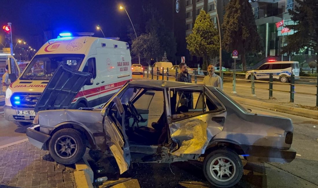 Kayseri'nin Melikgazi ilçesinde iki