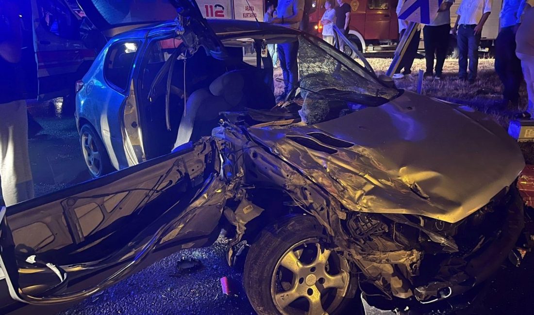 Zonguldak'ın Çaycuma ilçesinde araba