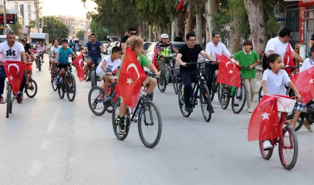 Arsuz'da bisiklet turu ile