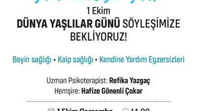 Ataşehir’de 1 Ekim Yaşlılar Günü Anlamlı Etkinlikle Kutlanacak