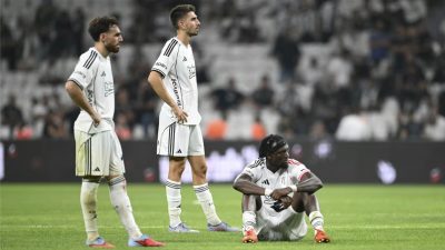 Beşiktaş’ta Kayserispor karşısında 10 eksik birden