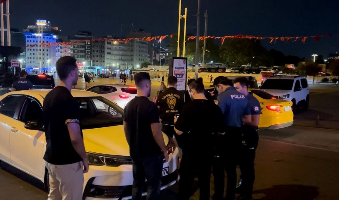 Emniyet grupları tarafından Beyoğlu'nda "Huzur
