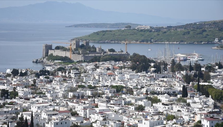 Muğla'nın Bodrum ilçesinde çevreyi