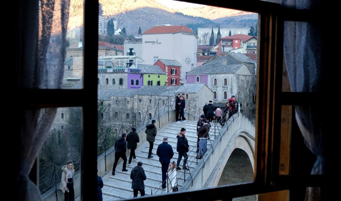 Mostar bulunan bir otel,