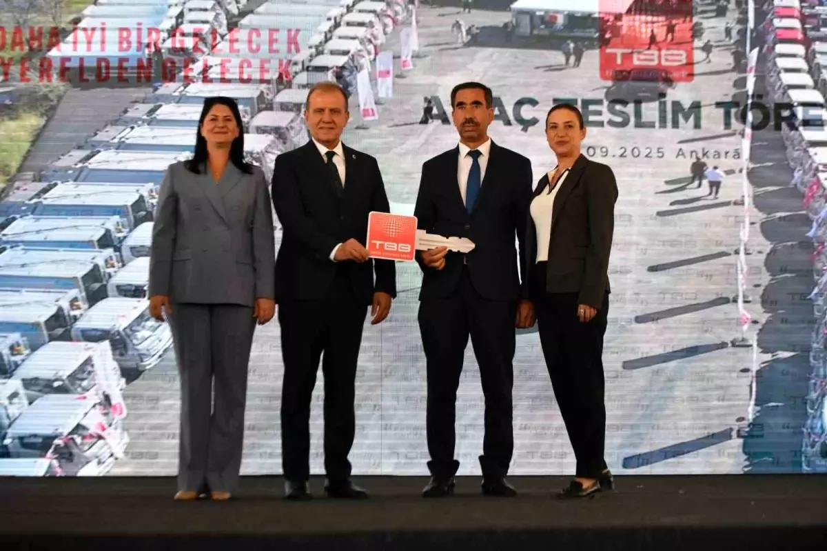 Çameli Belediyesi’ne TBB’den Yeni Araç Takdimi Heyecanı