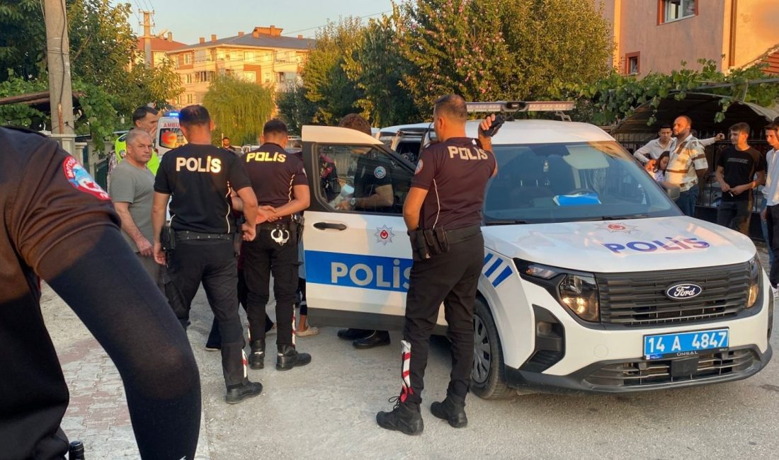 Bolu'da iki komşu ortasında