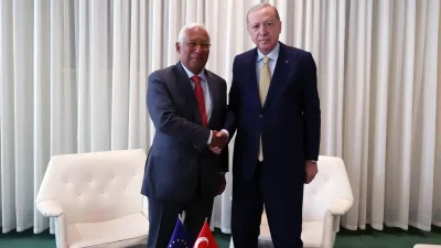 Cumhurbaşkanı Erdoğan, New York’ta AB Konseyi Başkanı Antonio Costa ile Görüştü