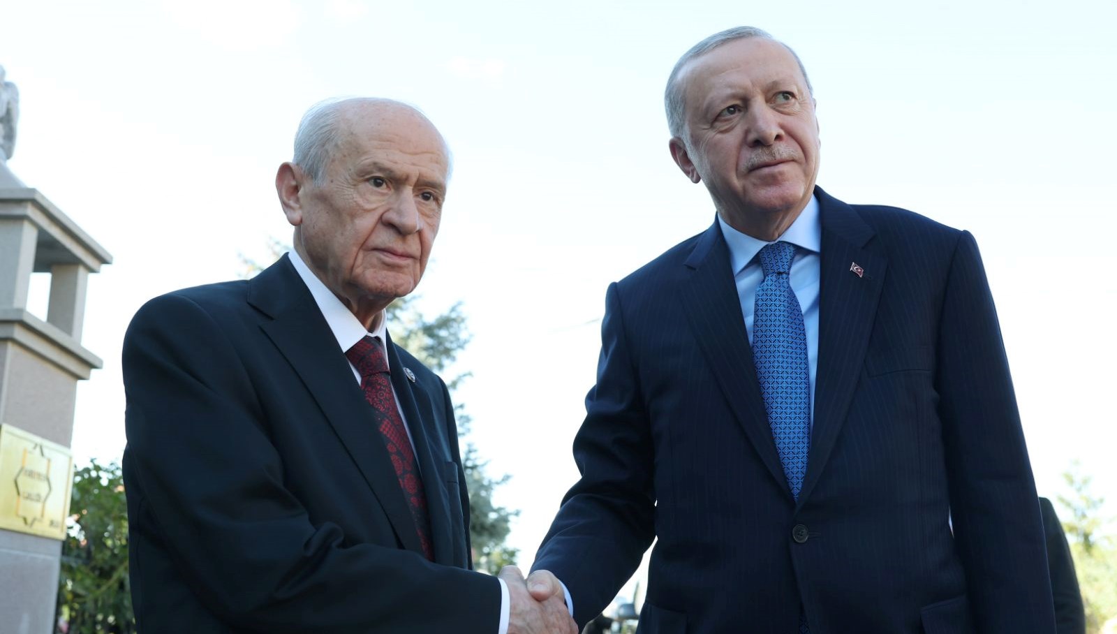Cumhurbaşkanı Erdoğan ve Bahçeli’nin görüşmesi sona erdi