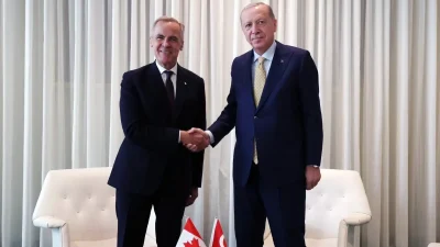 Cumhurbaşkanı Erdoğan ve Kanada Başbakanı Mark Carney’nin New York Görüşmesi