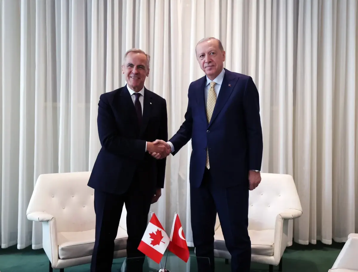 Cumhurbaşkanı Erdoğan ve Kanada Başbakanı Mark Carney’nin New York Görüşmesi