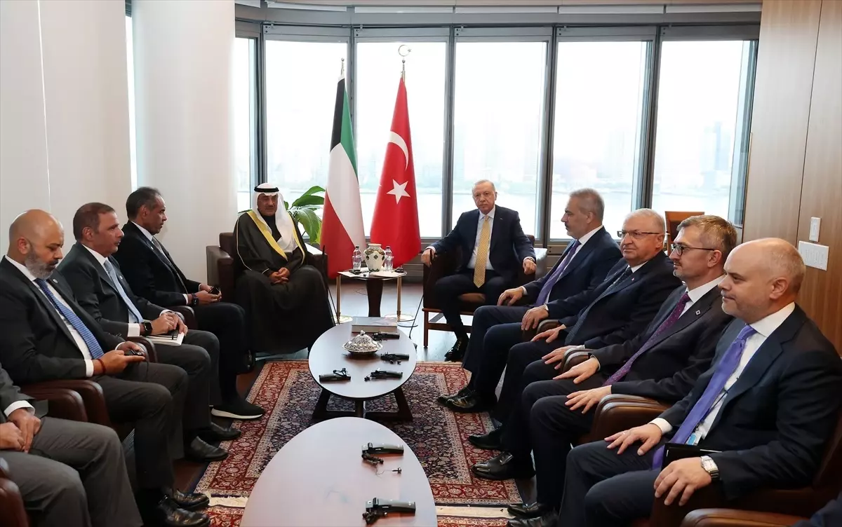 Cumhurbaşkanı Erdoğan’ın Kuveyt Veliaht Prensi ile Görüşmesi