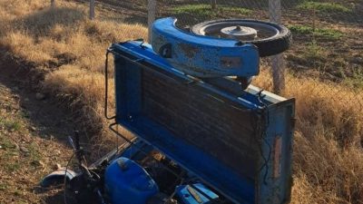 Devrilen sepetli motosikletin şoförü öldü: Manisa’da feci kaza