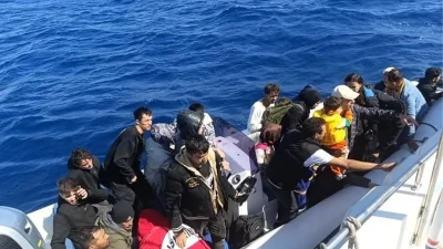 Didim Açıklarında Düzensiz Göçmen Operasyonu