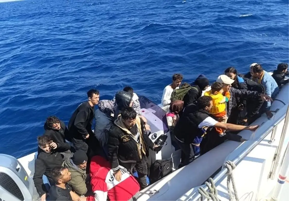 Didim Açıklarında Düzensiz Göçmen Operasyonu