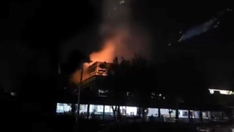 Diyarbakır'da bir restoranın baca