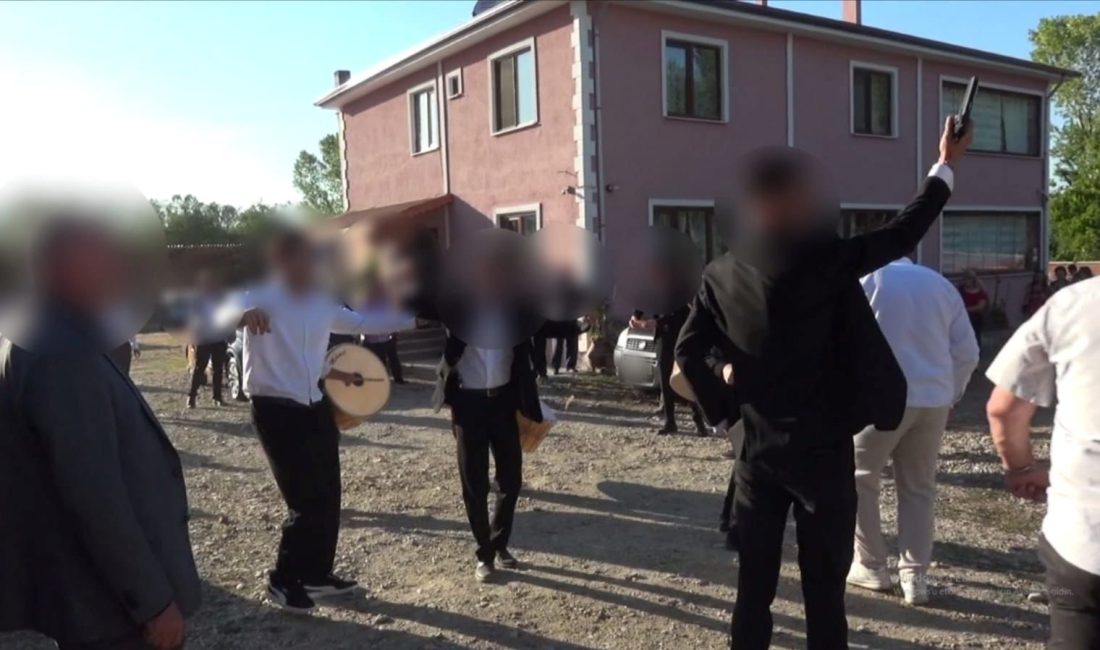 Kastamonu'da bir kişi düğünde