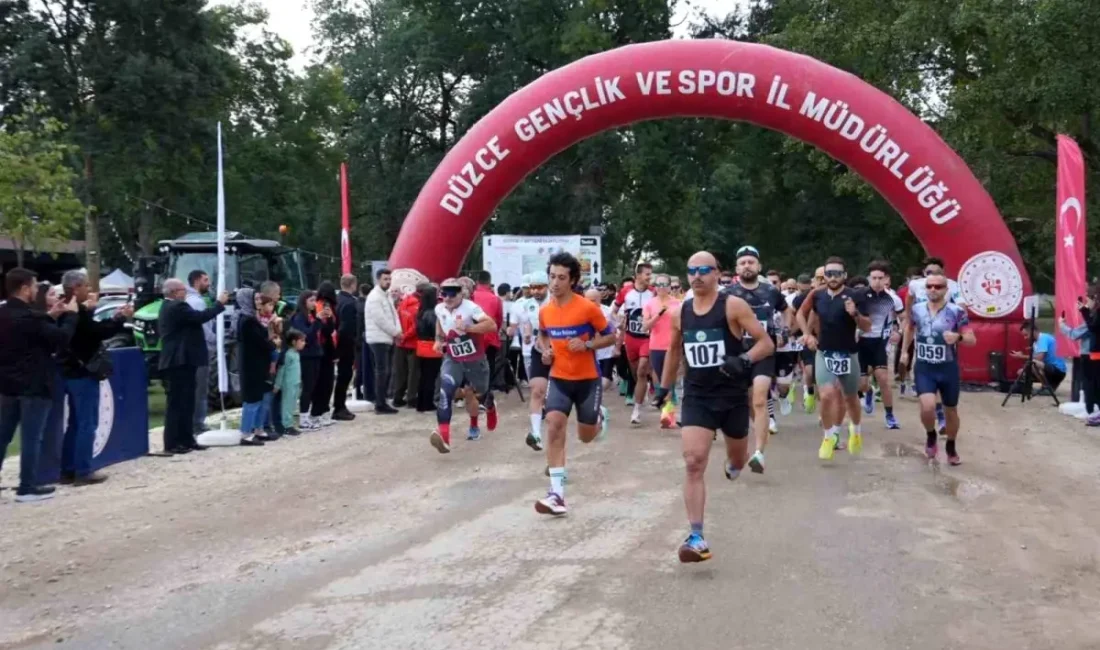 Düzce'de Efteni Duatlonu heyecan