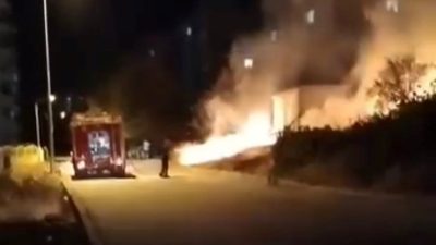 Elazığ’da otluk alanda yangın