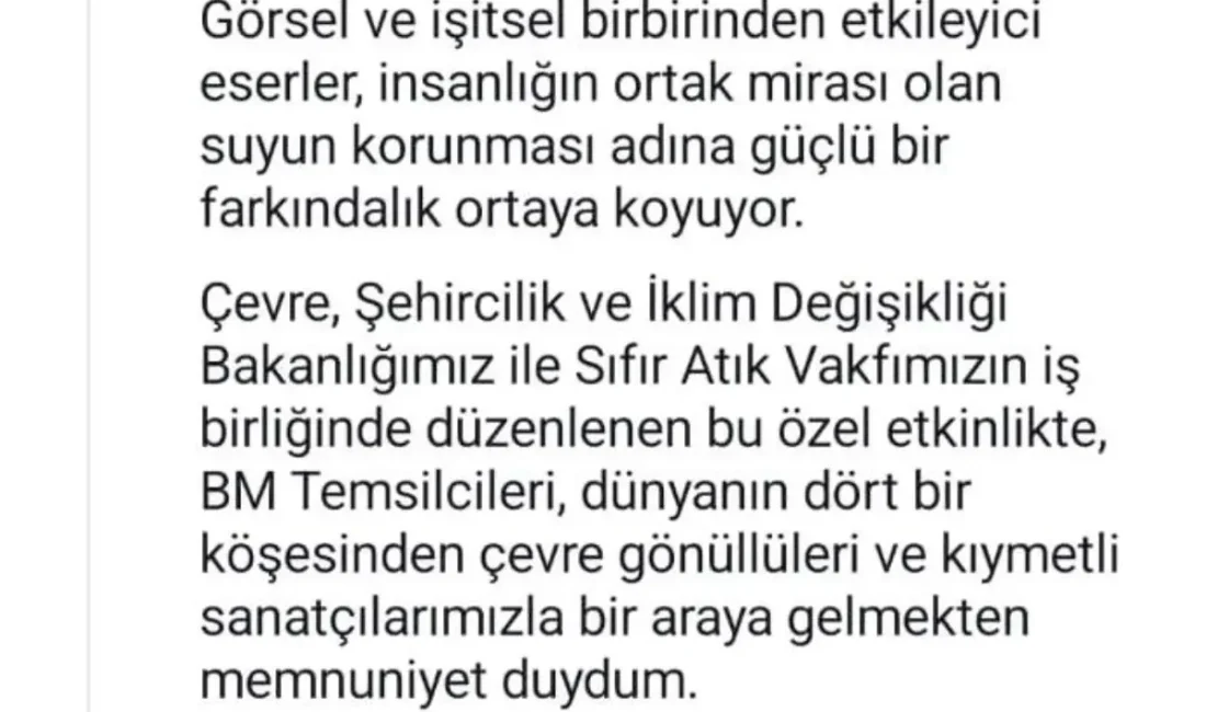 Emine Erdoğan, BM’de Sıfır
