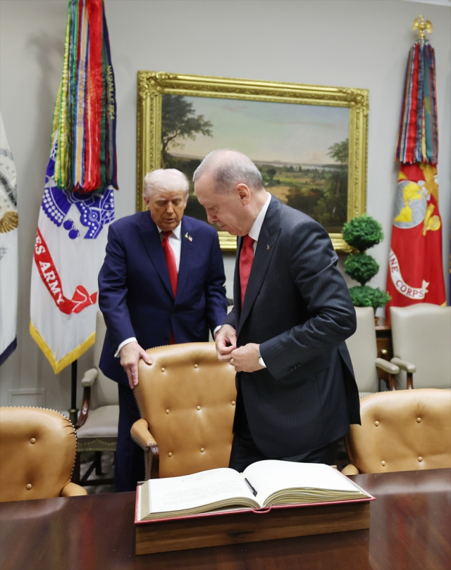 Erdoğan, Beyaz Saray’a Resmi Ziyarette Bulundu