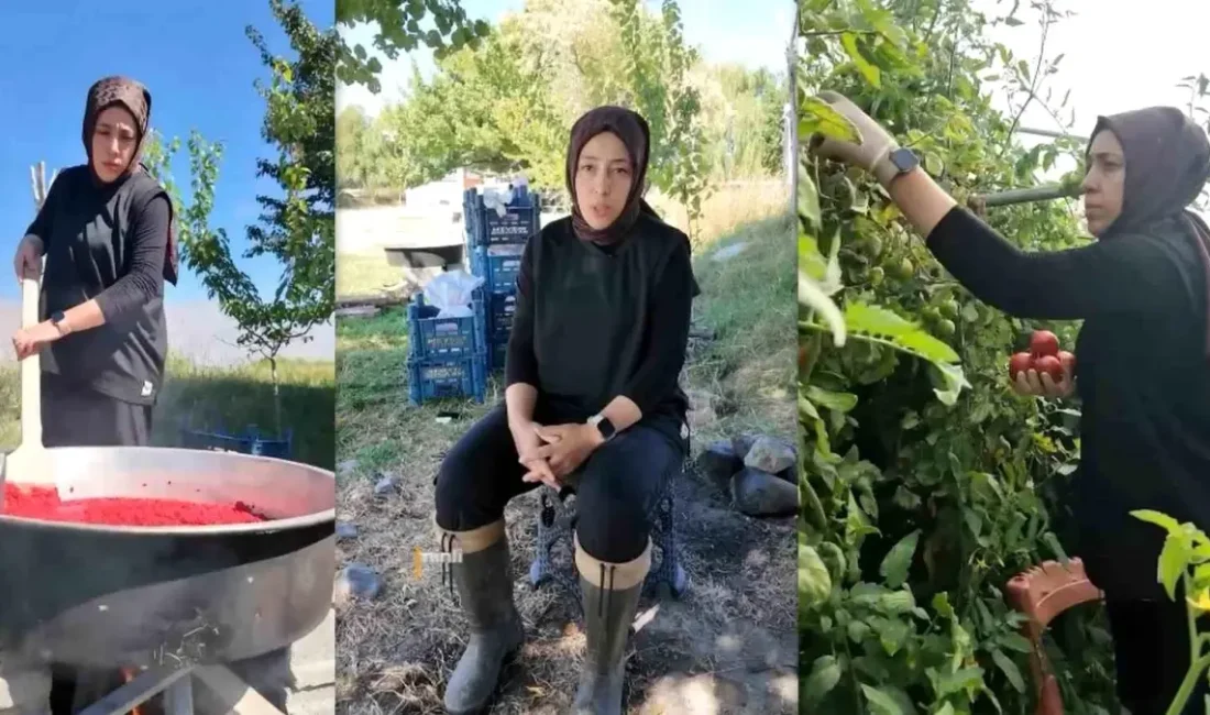 Erzincan'da kadın girişimci Zeynep