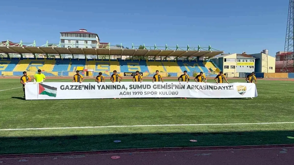 Futbol Maçında Filistin Desteği: Ağrı 1970 Spor’dan anlamlı jest