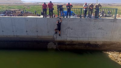 Gaziantep’te sulama kanalına düşen çocuktan acı haber
