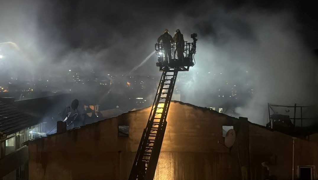 İstanbul Gaziosmanpaşa'da, 5 katlı binanın