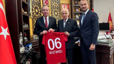 Gençlerbirliği’nden MHP Genel Başkanı Bahçeli’ye ziyaret