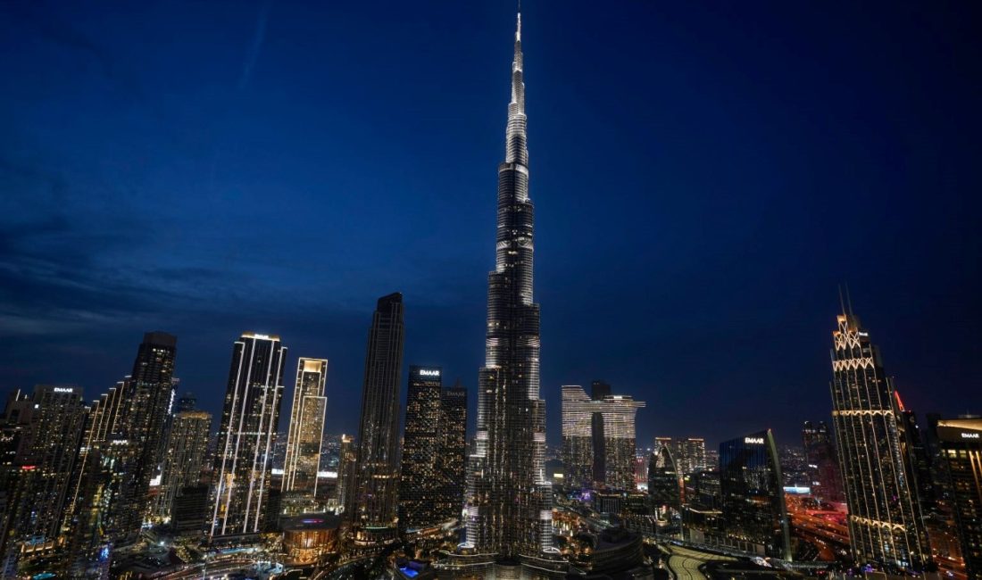 Dubai’nin simgesi Burj Khalifa,
