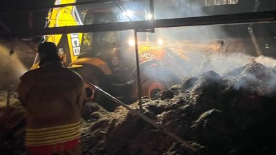 Hatay’da çiftlik yangını